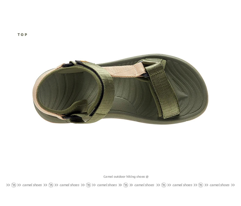 GOLDEN CAMEL Outdoor Brand Men's Sandals Summer Comfortable Lightweight Slippers Sandal Beach Shoes for Men 2023 New Flip Flops