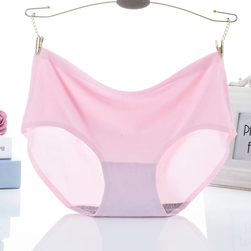 Seamless Panties Women Panties Sexy Female Underpants Briefs Invisible Pantys Solid Color Comfort Intimate Lingerie