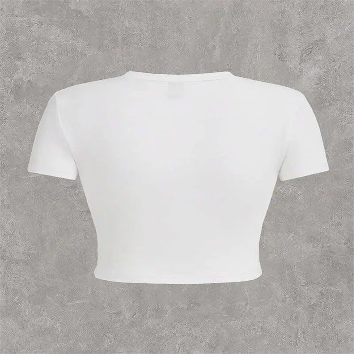 Slim-fit Slimming Hot Girl Sexy Short T-shirt