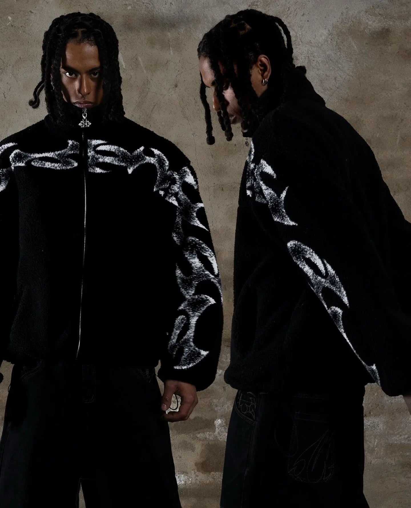 Street Cool Original Jacket Graphic Printed Jacket Upright Collar Zipper Autumn - Winter New Retro Classic Hip Hop Men And Women