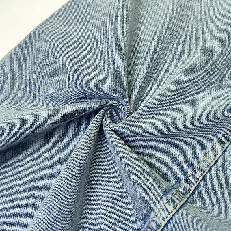 2024 New Elegant Long Denim Skirt Ladies Arrival Retro Casual Cotton Blue Street Ladies Loose Washed A-Line Skirt