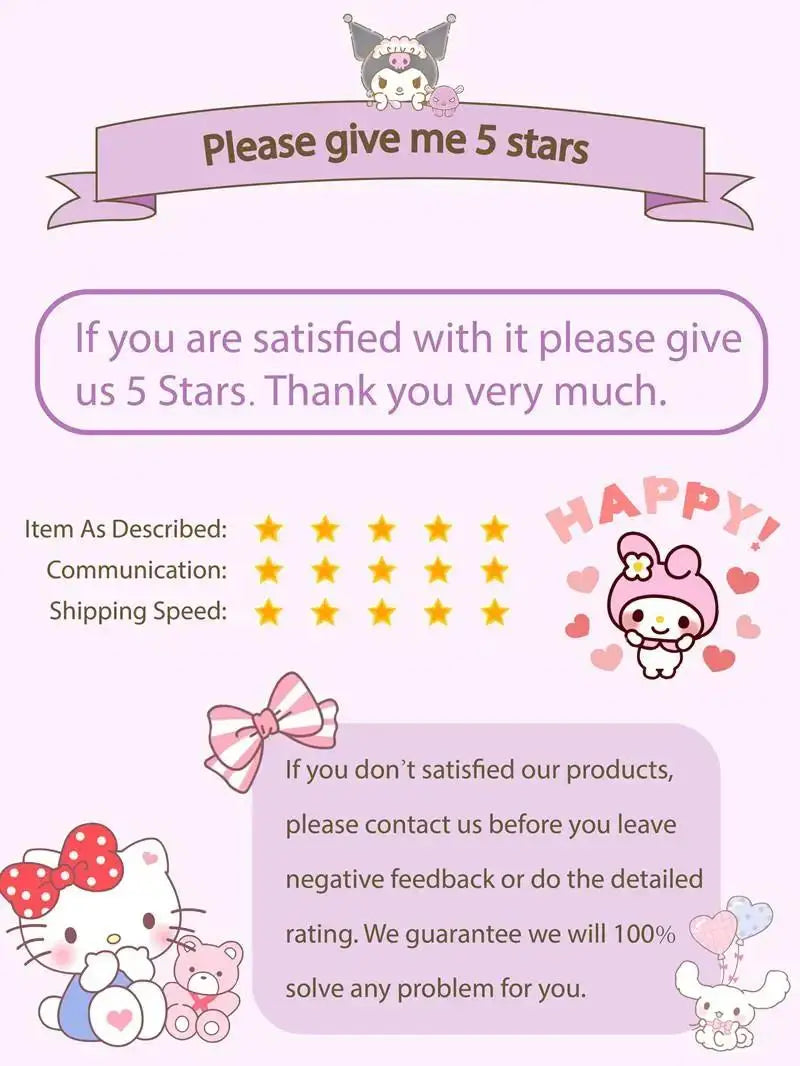 Cartoon Sanrio My Melody Long-Sleeved Pajamas Set Kawaii Cinnamoroll Printing Spring Autumn Thin Cute Girls Casual Home Clothes