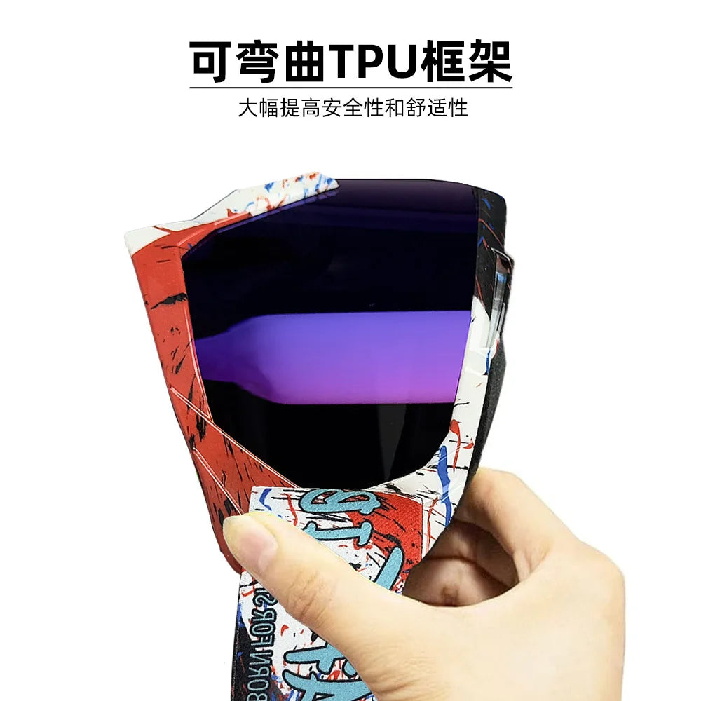 Newest Motorcycle Goggles For Men Motocross Sunglasses Safety Protective MX Night Vision Helmet Goggles vintage Driving Glasses