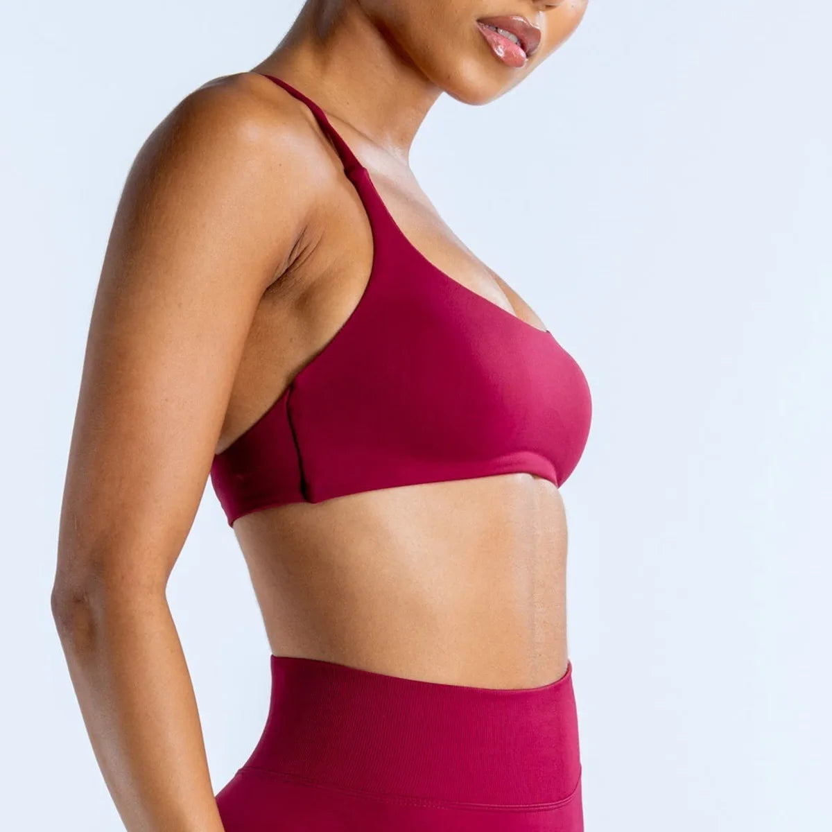 NCLAGEN Twist Back Bra High Support Sports Top Women Gym Clothes Wear Workout Push-up Seamless Yoga Underwear Fitness Running