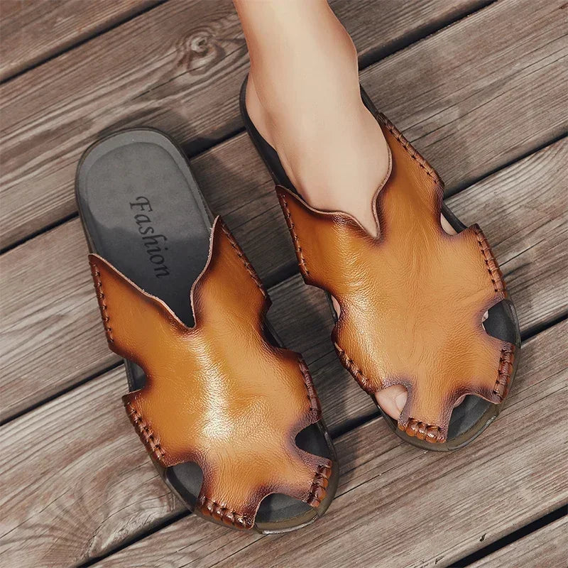 Men's Summer Sandals for Men Shoes Comfortable Man Sandal Low Price Shoe Replicas Luxury Brands Shoes Casual Sneakers Slippers