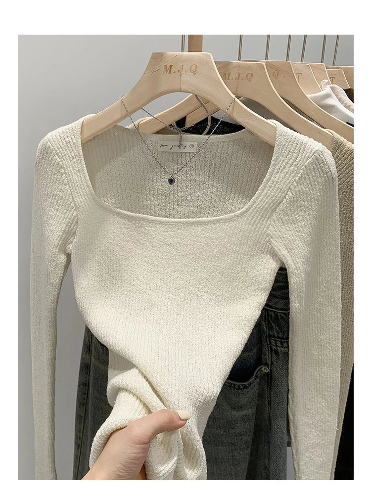 Women Sweater Womens Winter Sweaters Pullover Traf Female Knitting Overszie Long Sleeve Loose Knitted Outerwear ropa de mujer