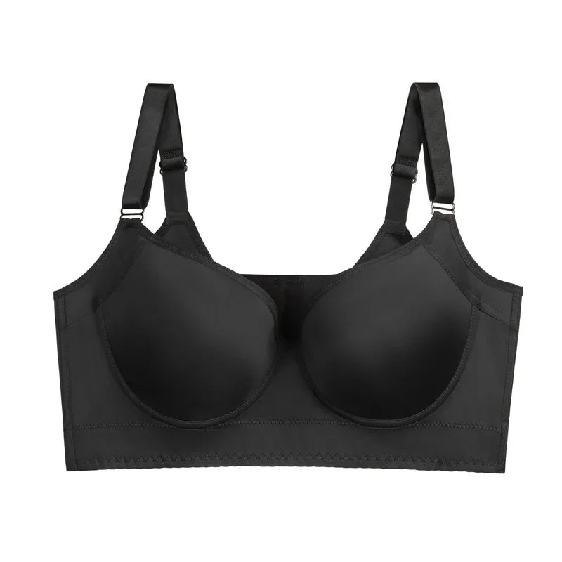 Push-Up Back Smoothing Bra Back Smooth Out Shaper Plus Size Wide Band Bras Shapewear Back Fat Smooth Underwear Shapers F Cup
