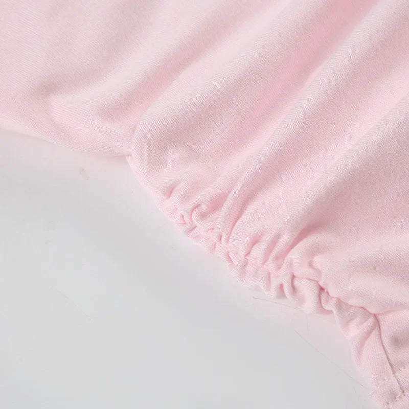 Pink Floral Embroidery Bow Lace Trim Halter Top Pink Vacation Cute Fashion Y2k Crop Tops for Woman Summer 2025