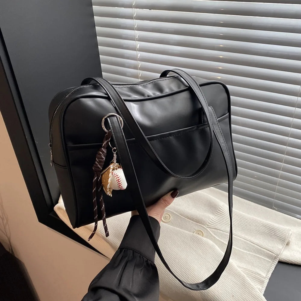 Fashion PU Leather Shoulder Bag Large Capacity Crossbody Bags Tote Bag Women Handbags