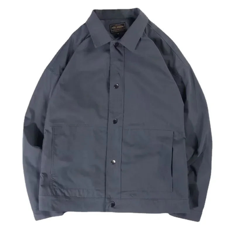 Casual Collared Men's Jacket Hot Sale Of The Season New Style British Style Versatile Spring Autumn Youth Casual Fashionable Mal