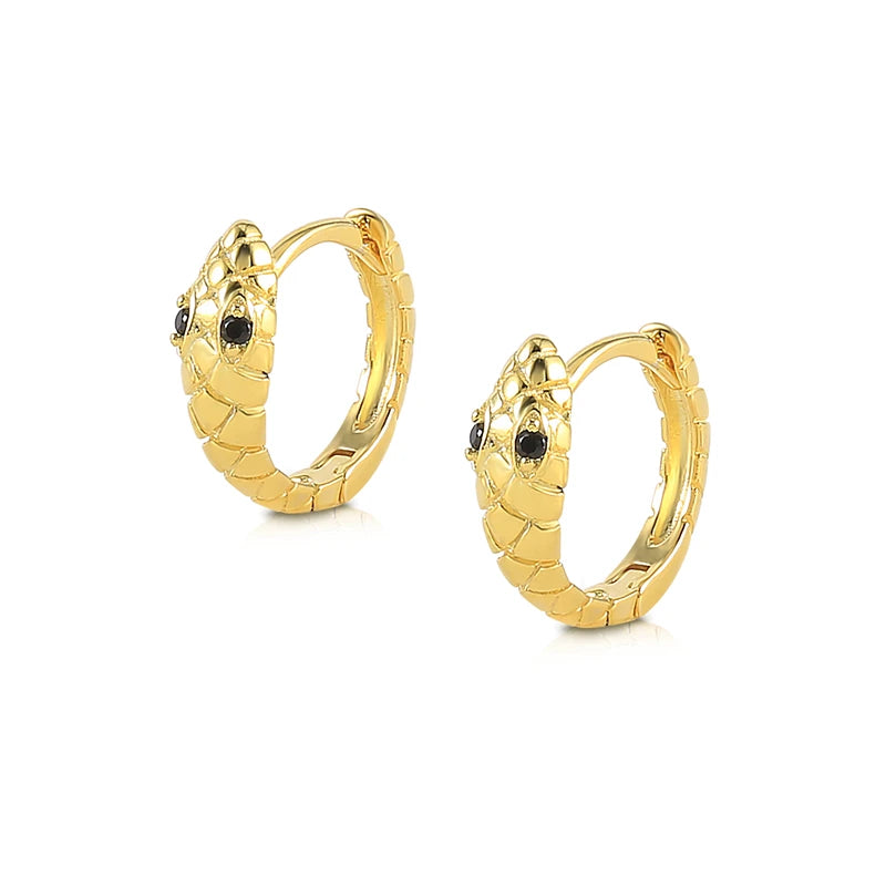 CANNER White Zircon Simple Love Round Earring For Women 925 Sterling Silver Earrings Hoops Pendiente Plata Piercing Gold Jewelry