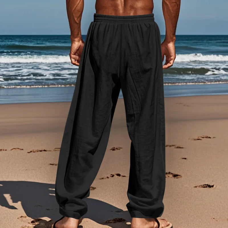 Men's Casual Pants Comfortable and Breathable Daily Wear with Fashionable Men Must Be Large Size Loose