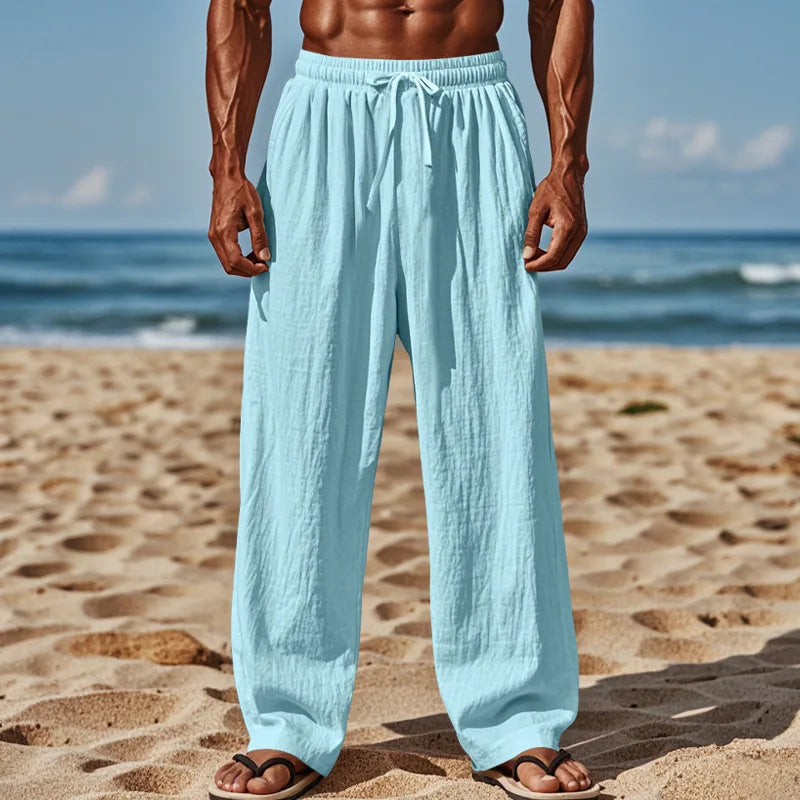 Men's Casual Pants Comfortable and Breathable Daily Wear with Fashionable Men Must Be Large Size Loose