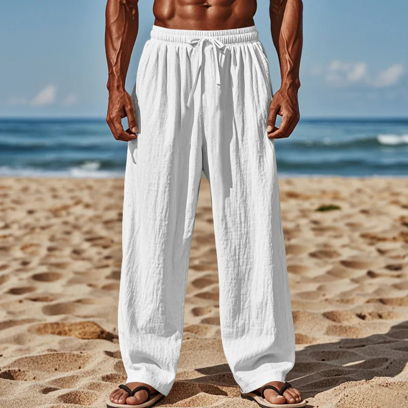 Men's Casual Pants Comfortable and Breathable Daily Wear with Fashionable Men Must Be Large Size Loose