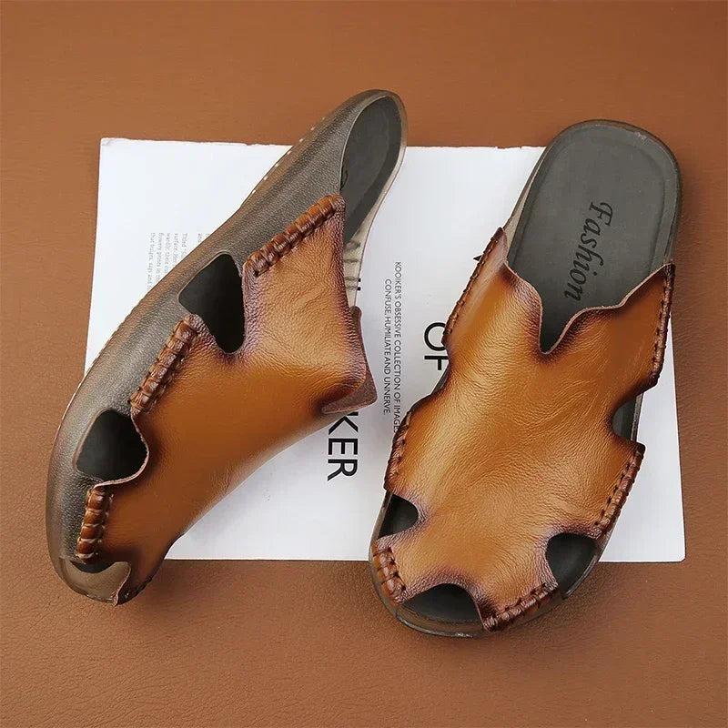 Men's Summer Sandals for Men Shoes Comfortable Man Sandal Low Price Shoe Replicas Luxury Brands Shoes Casual Sneakers Slippers