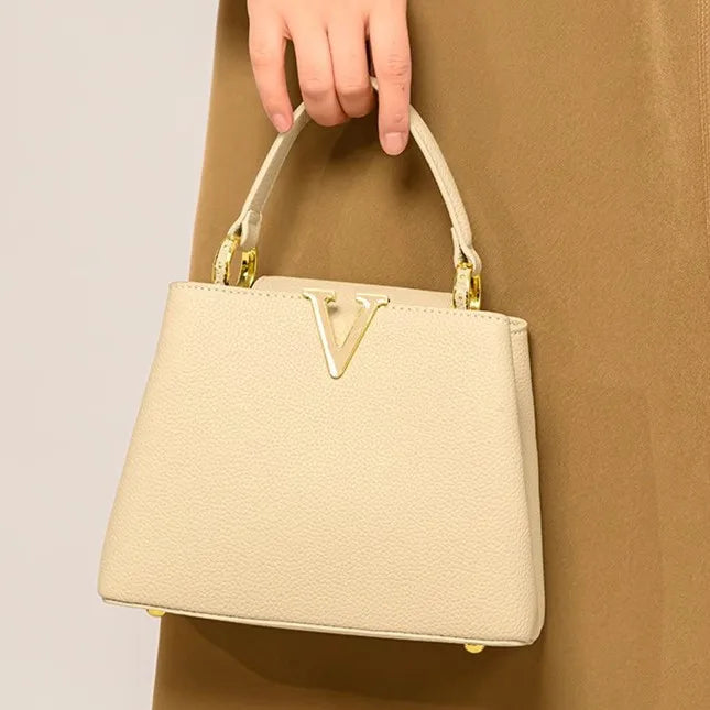 New Summer Versatile Women's Bag High-end Sense Exquisite Handbag Soft Leather Crossbody Commuter Bags Luxury Fashion