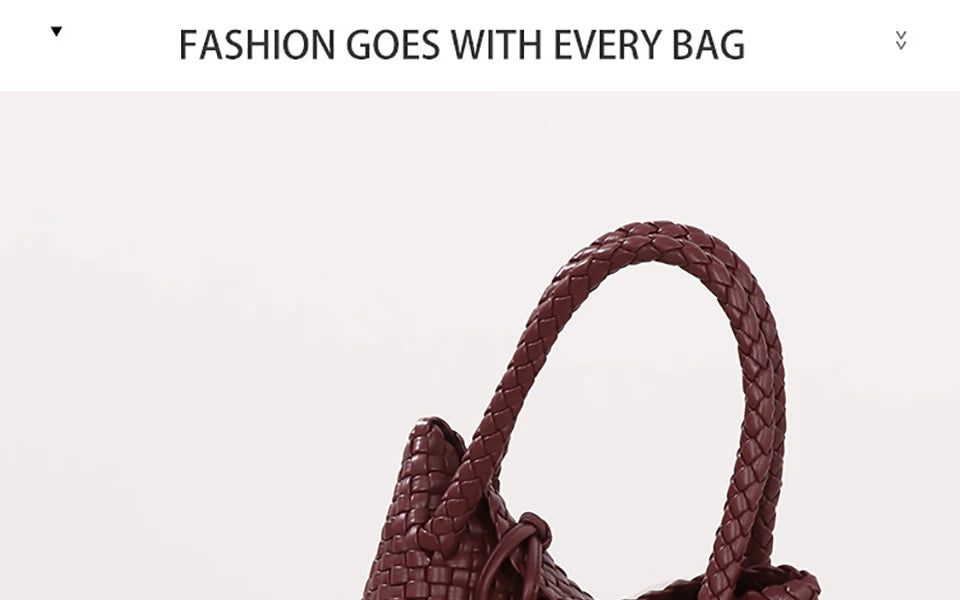 Woven Shoulder Bag for Women Crossbody Tote Bag for Women Small Handbag Vegan Leather Purse Tote Handbag Hobo Bag