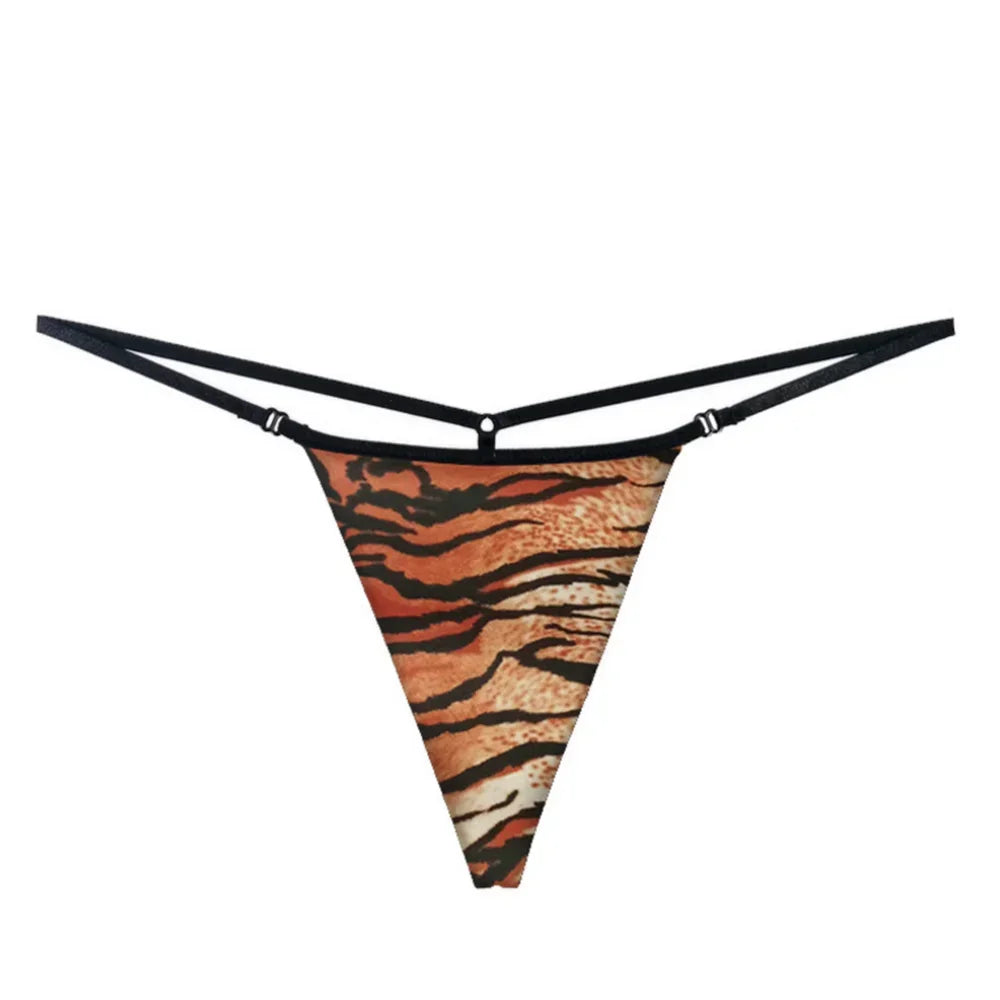 Camouflage Women Thongs and G Strings Cotton Sexy Printed Female Panties Comfortable Seamless Lingerie