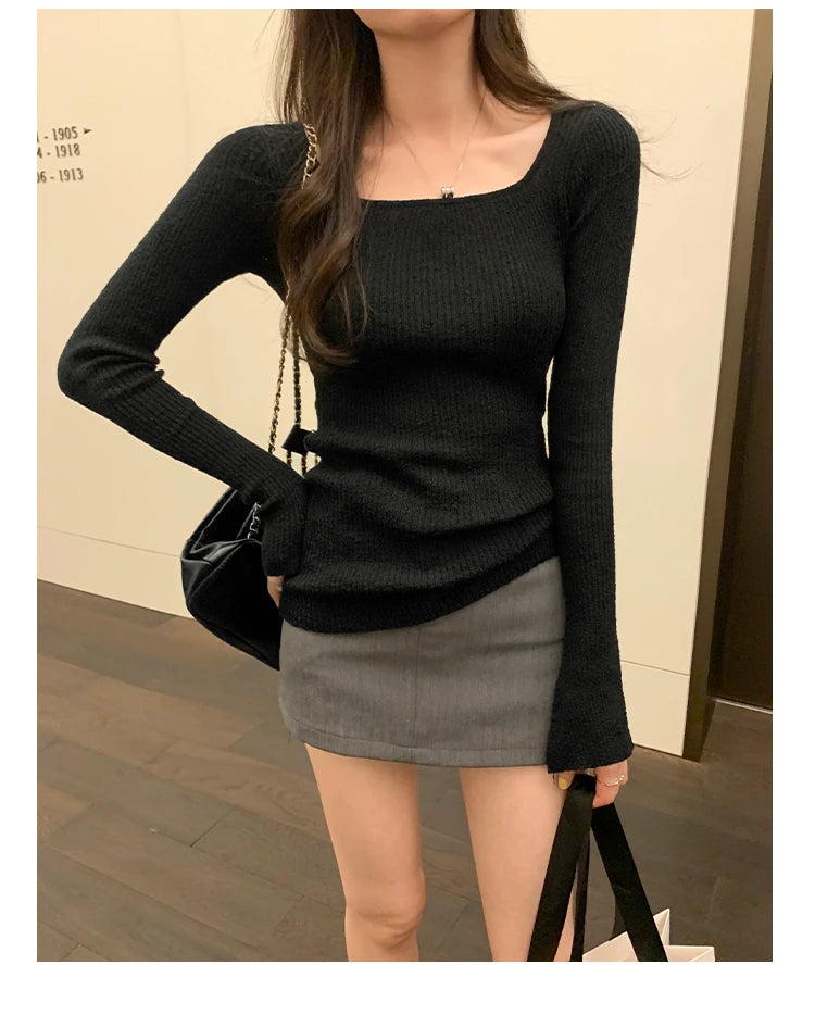 Women Sweater Womens Winter Sweaters Pullover Traf Female Knitting Overszie Long Sleeve Loose Knitted Outerwear ropa de mujer