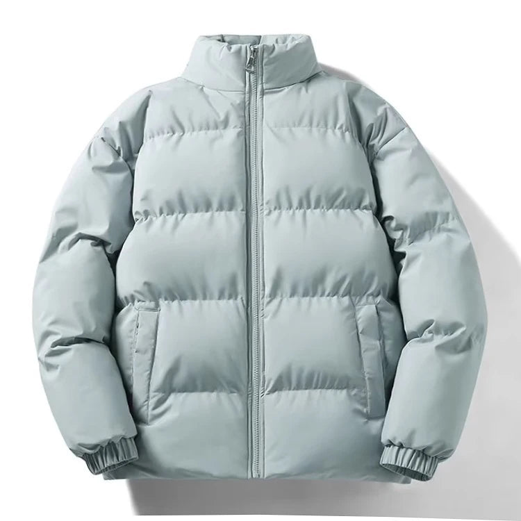 Cotton-Padded Hip Hop Parkas Men Devil Horns Winter Hooded Down Jacket Retro Y2K Thicken Puffer High Street Loose Bubbles Coats