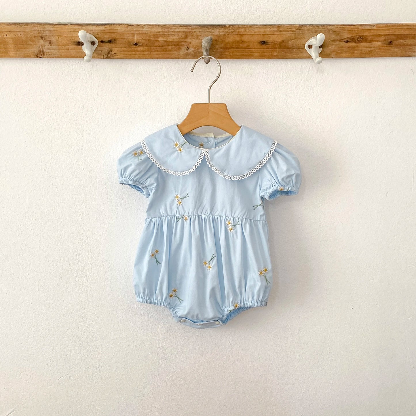 New Summer Newborn Clothes Kids Baby Girls Rompers 4 Colors New Infant Kids Baby Girls Embroider Flower Baby Rompers Clothes