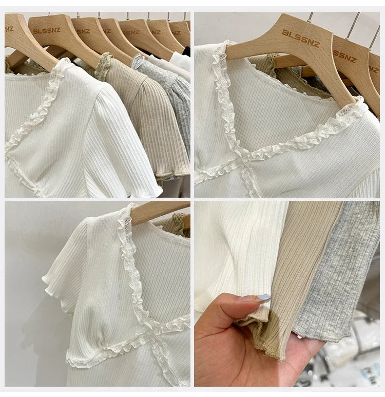 Summer Women T Shirt T-Shirt Woman Clothes Tops Tshirt Female Crop Top Tees Y2k Para Mujer Ropa De Mujer Roupas Feminina Traf