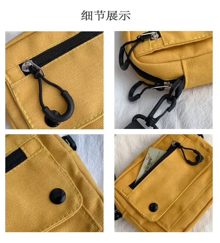 Bags for Women 2022 Women Pure Color Casual Tote Outdoor Bag Canvas Handbag Zipper Shoulder Bag Luxury Bag Bolsas Femininas