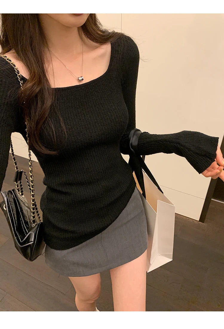 Women Sweater Womens Winter Sweaters Pullover Traf Female Knitting Overszie Long Sleeve Loose Knitted Outerwear ropa de mujer