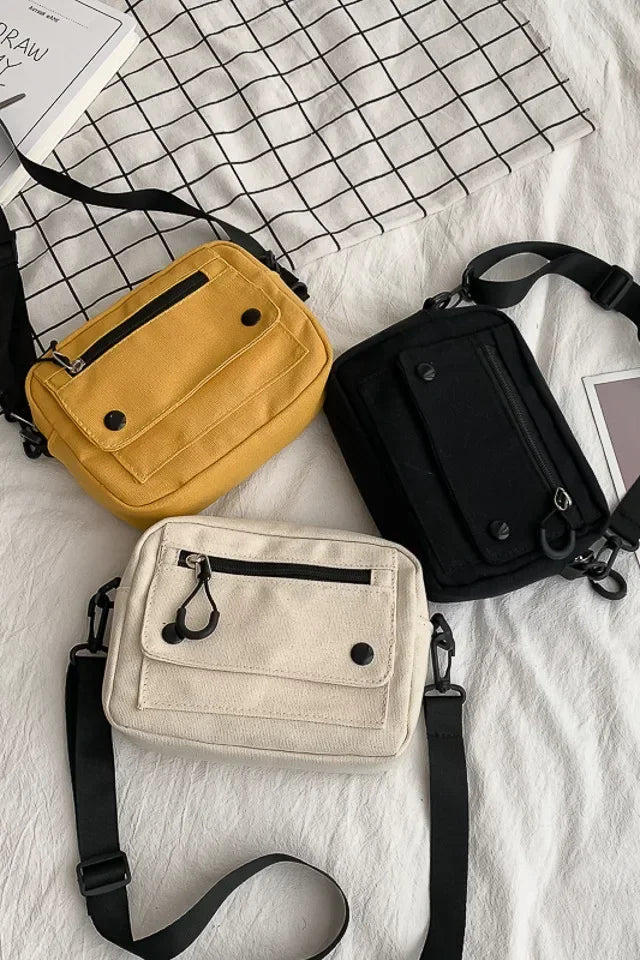 Bags for Women 2022 Women Pure Color Casual Tote Outdoor Bag Canvas Handbag Zipper Shoulder Bag Luxury Bag Bolsas Femininas