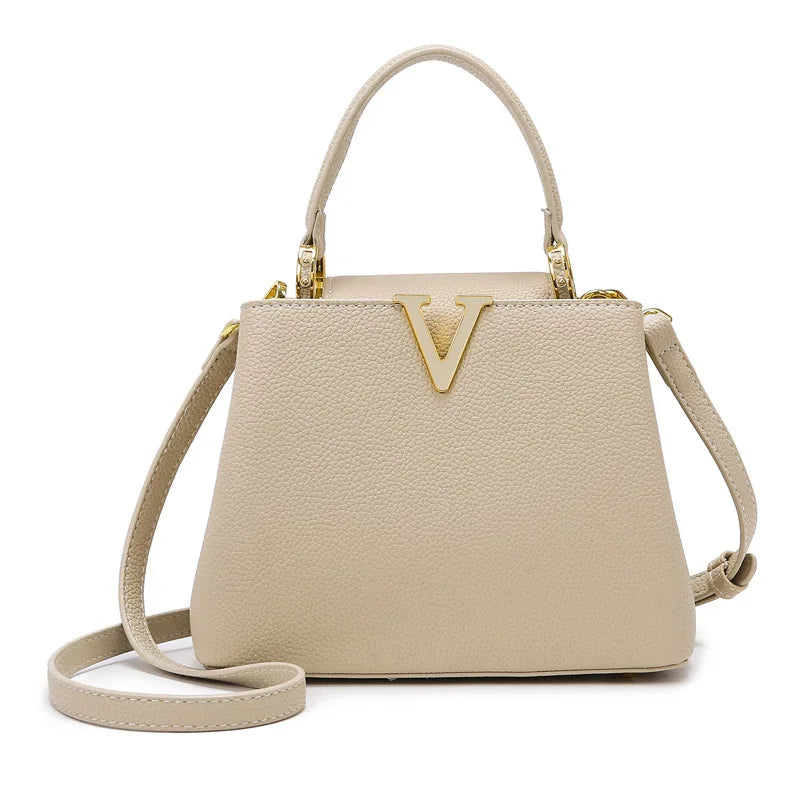 New Summer Versatile Women's Bag High-end Sense Exquisite Handbag Soft Leather Crossbody Commuter Bags Luxury Fashion