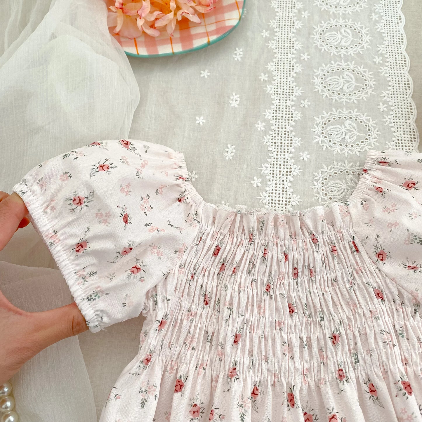 New Summer Newborn Clothes Kids Baby Girls Rompers 4 Colors New Infant Kids Baby Girls Embroider Flower Baby Rompers Clothes