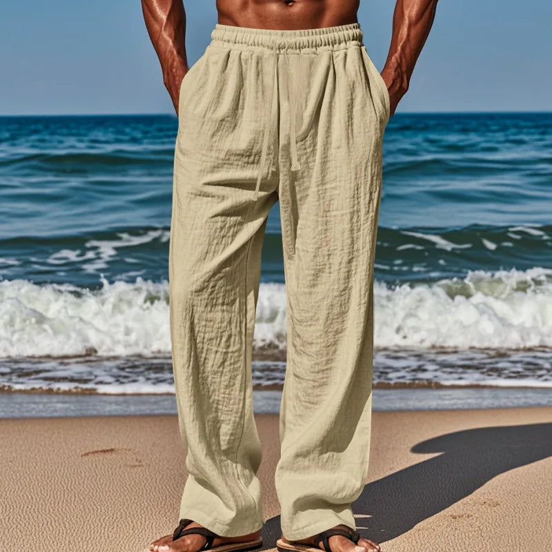 Men's Casual Pants Comfortable and Breathable Daily Wear with Fashionable Men Must Be Large Size Loose