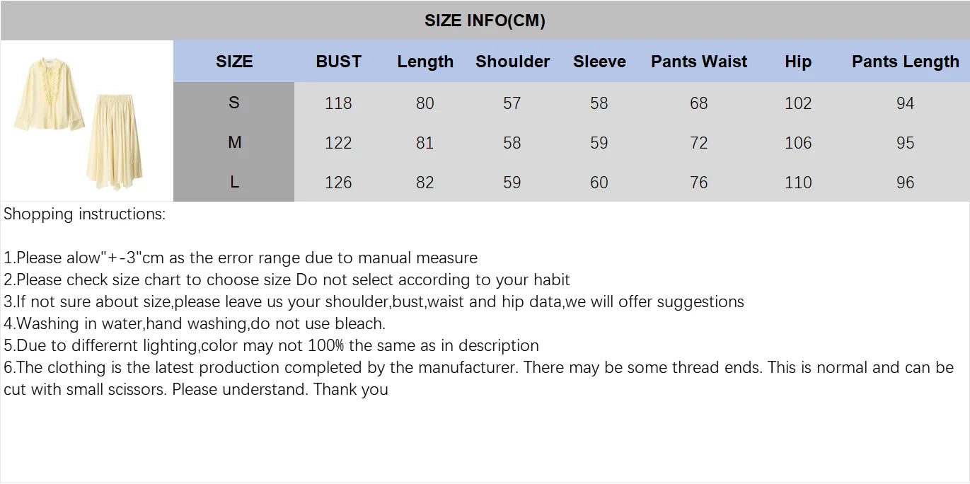 TRAF Wrinkled Effect Skirt Set Women 2 Piece V Neck Tierred Chiffon Shirt Elastic Waist Skirts Two Piece Set Women Outfits