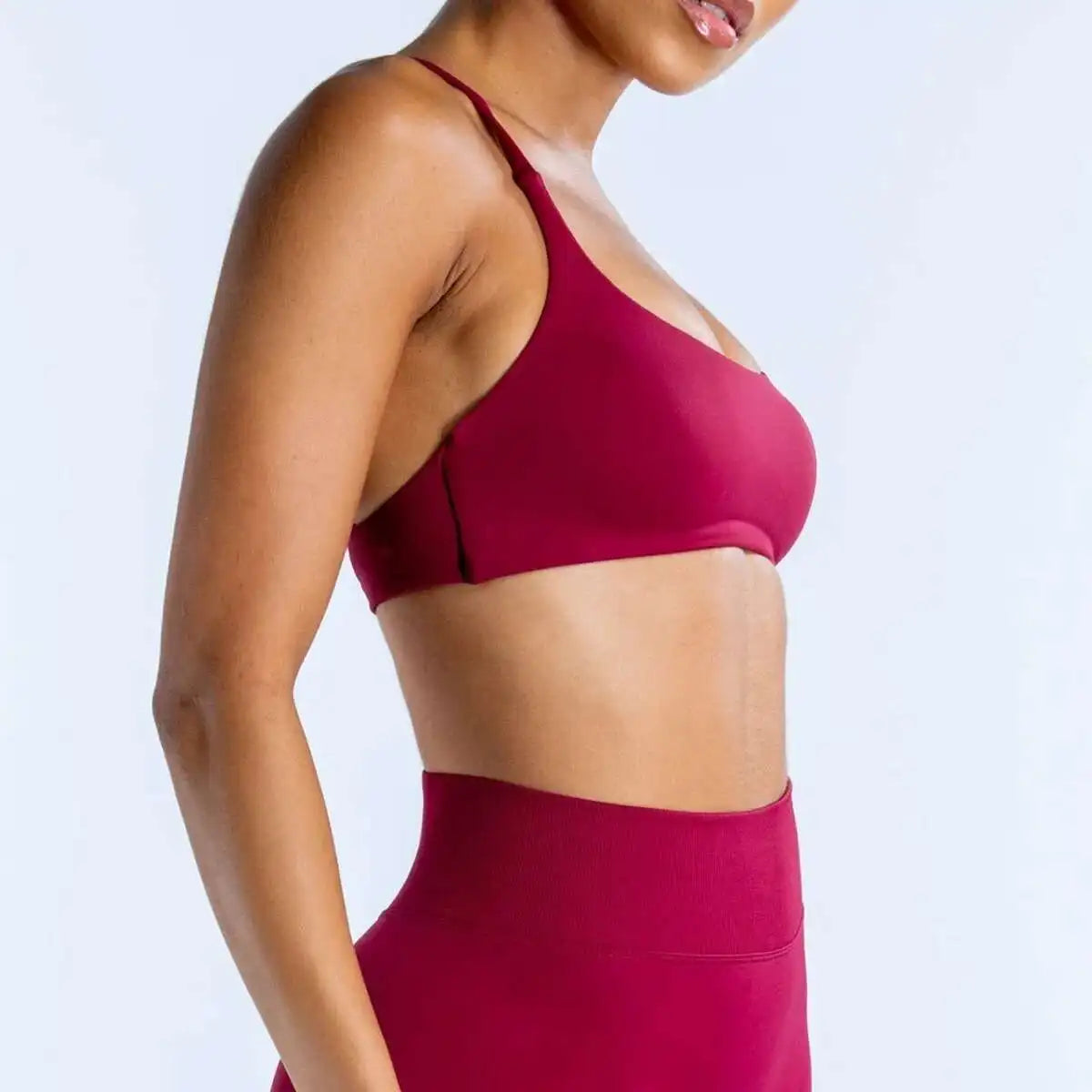 NCLAGEN Twist Back Bra High Support Sports Top Women Gym Clothes Wear Workout Push-up Seamless Yoga Underwear Fitness Running