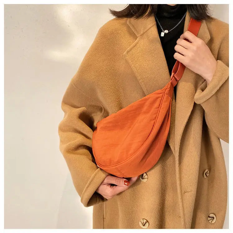 Summer New Nylon Waterproof All-match Messenger Bag Dumpling Bag Men and Women Multi-color High-quality Shoulder Bags