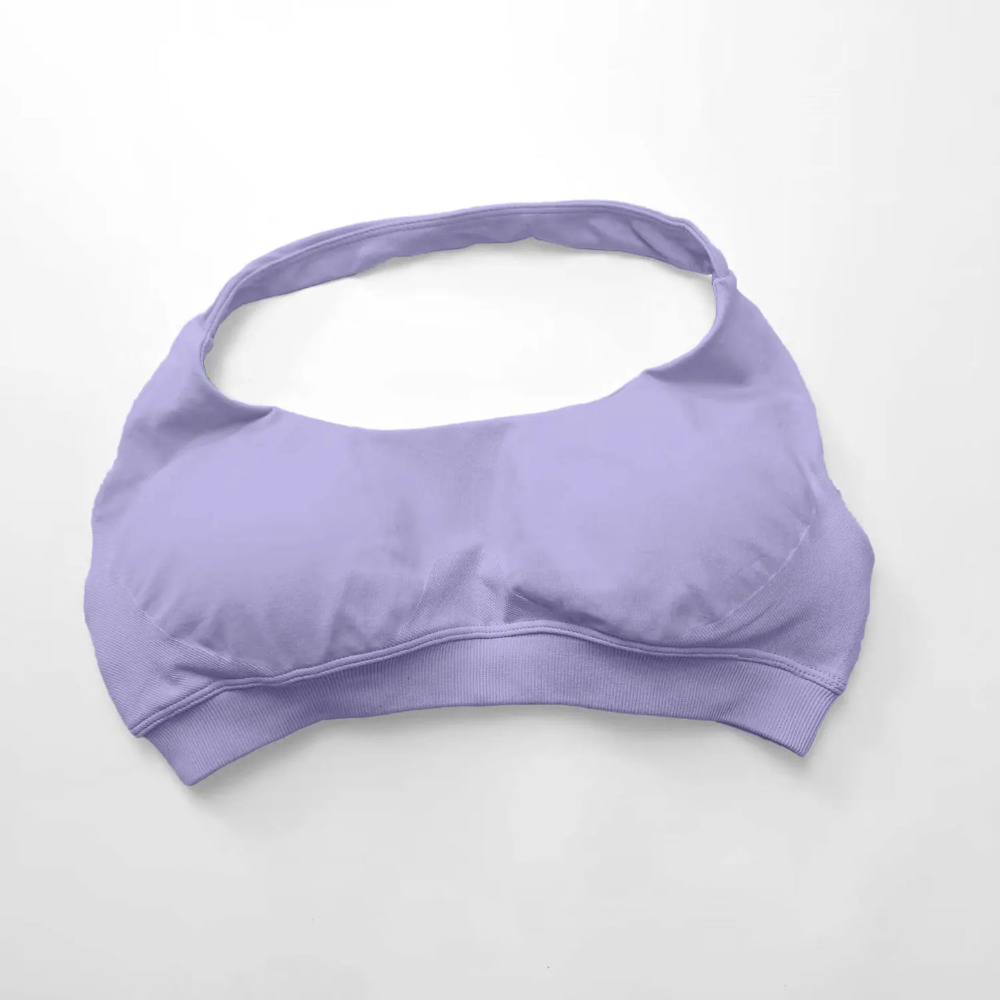 NCLAGEN Sports Bra Women Seamless Halter Top High Support Push-up Open Back Gym wear Fitness Yoga Workout underwear