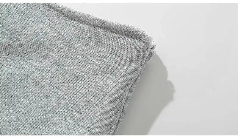 HOUZHOU Terry Fabric Y2K Mini Skirt Women Low Waist Wide Pleat Light Grey Sexy Vintage A-line Pleated Skirt Casual Skort Summer