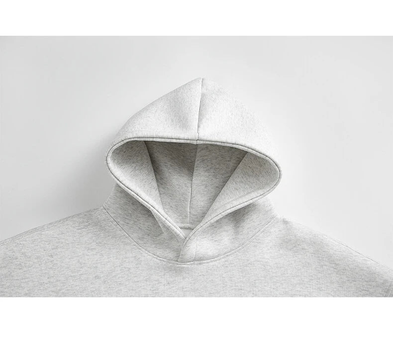 LAPPSTER Men Women Cleanfit Y2k Short Hooded Hoodies Korean Fashions 2000s Sweatshirts Tracksuit Grey Harajuku Big Pocket Hoodie