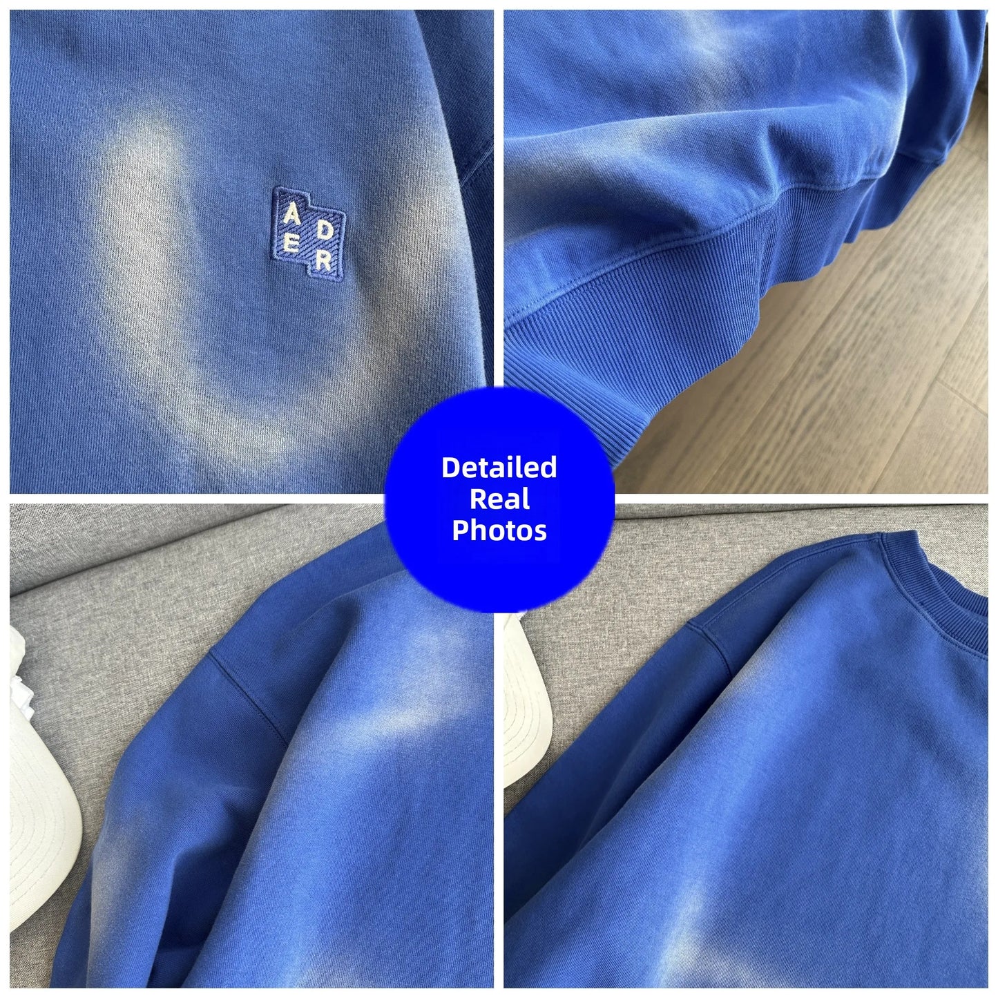 Loose Casual Couple Hoodies l Cotton Dyed Tie-Dye Embroidery Men's Sle Comfortable Breathable Korean Version Sweatirts