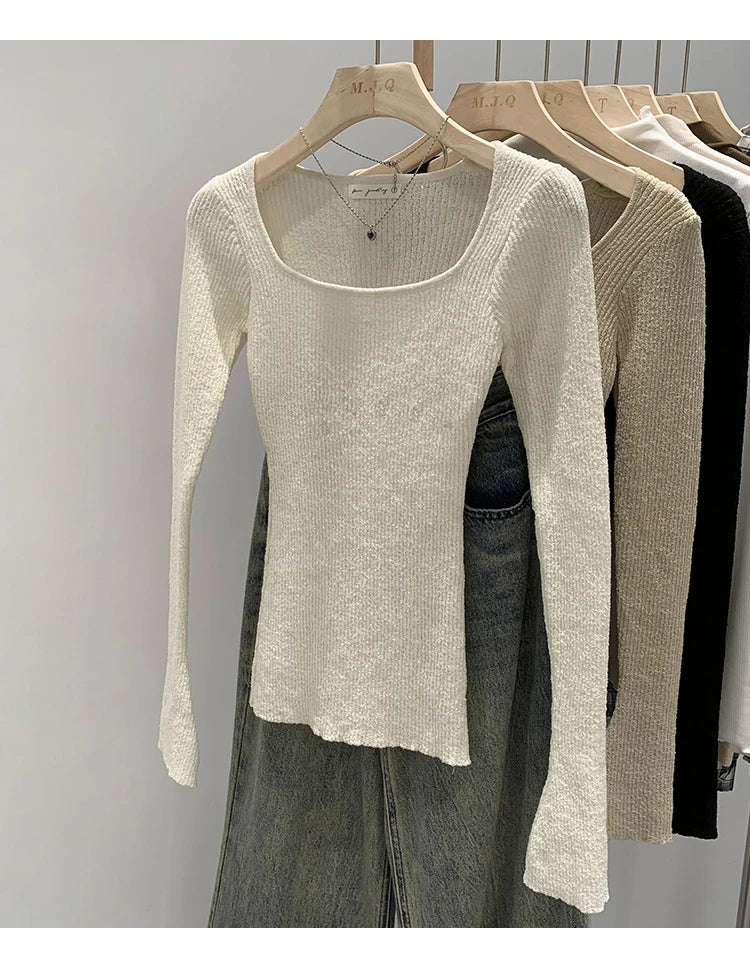 Women Sweater Womens Winter Sweaters Pullover Traf Female Knitting Overszie Long Sleeve Loose Knitted Outerwear ropa de mujer