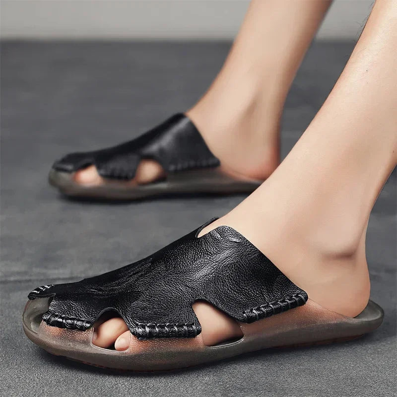 Men's Summer Sandals for Men Shoes Comfortable Man Sandal Low Price Shoe Replicas Luxury Brands Shoes Casual Sneakers Slippers