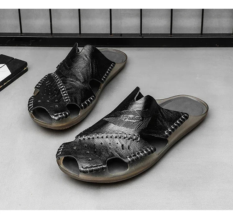 Men's Summer Sandals for Men Shoes Comfortable Man Sandal Low Price Shoe Replicas Luxury Brands Shoes Casual Sneakers Slippers