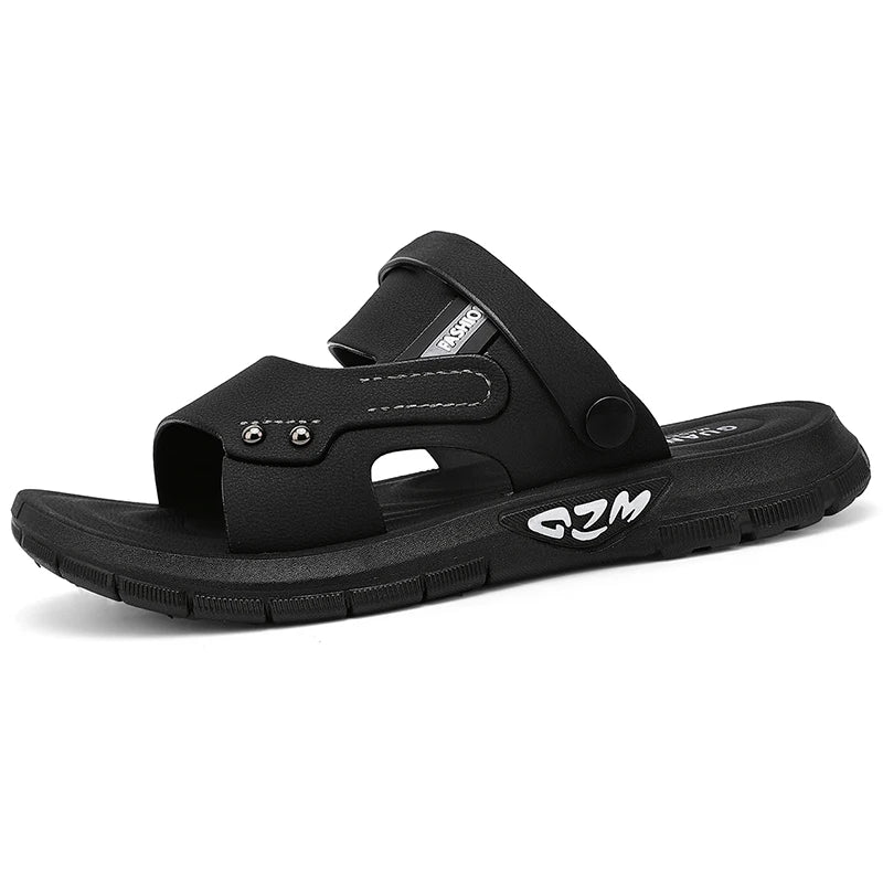 YRZL Men Slides Summer Comfortable Slippers Sandals for Men Soft Lightweight Breathable Casual Beach Shoes Indoor Outdoor Slides