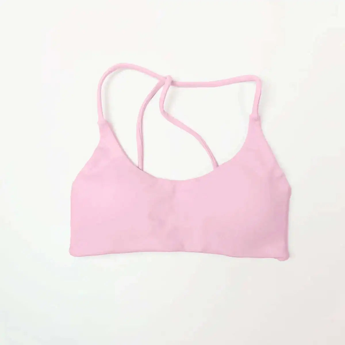 NCLAGEN Twist Back Bra High Support Sports Top Women Gym Clothes Wear Workout Push-up Seamless Yoga Underwear Fitness Running