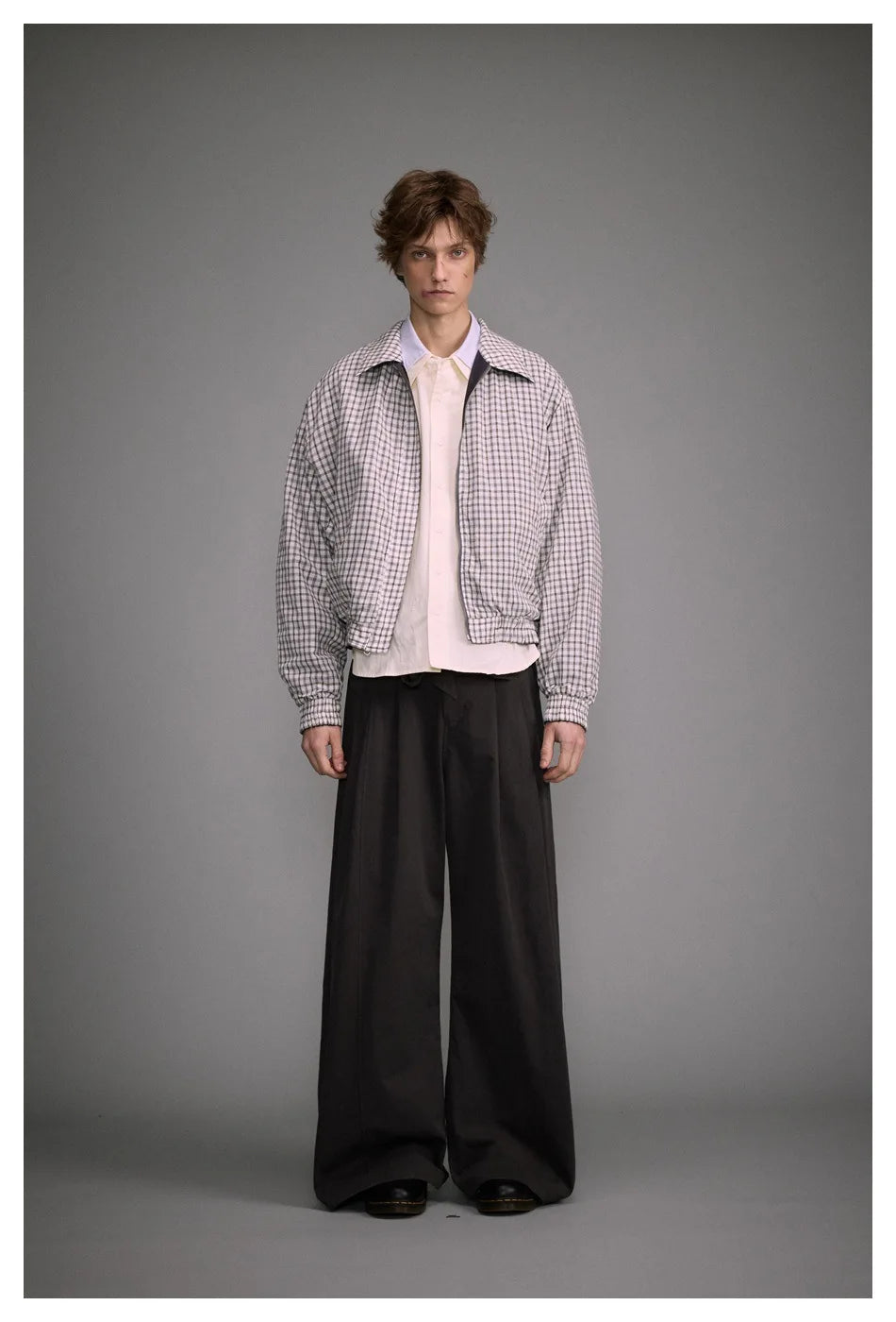 Japanese Streetwear Fashion Show Overalls Men's Loose Vintage Straight Casual Pure Cotton Wide-leg Baggy Pants Cargo Trousers