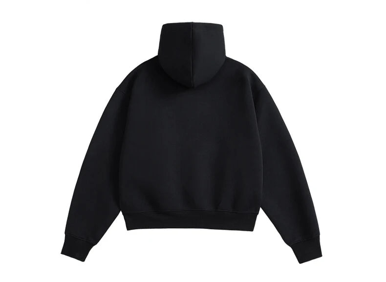 LAPPSTER Men Women Cleanfit Y2k Short Hooded Hoodies Korean Fashions 2000s Sweatshirts Tracksuit Grey Harajuku Big Pocket Hoodie