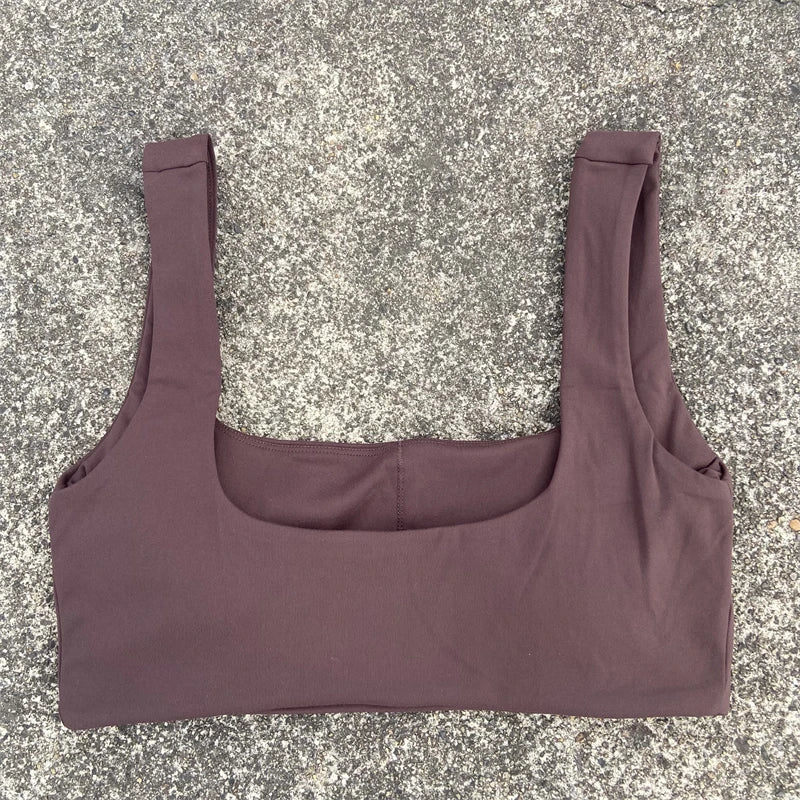 Solid Color Sports Bra Push Up Gym Underwear Women Breathable Yoga Vest Clothes High Impact Fitness Workout Top With Chest Pad