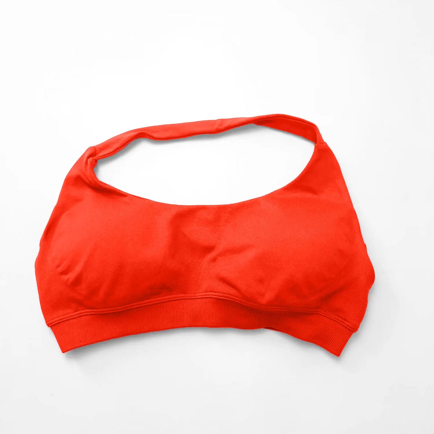 NCLAGEN Sports Bra Women Seamless Halter Top High Support Push-up Open Back Gym wear Fitness Yoga Workout underwear