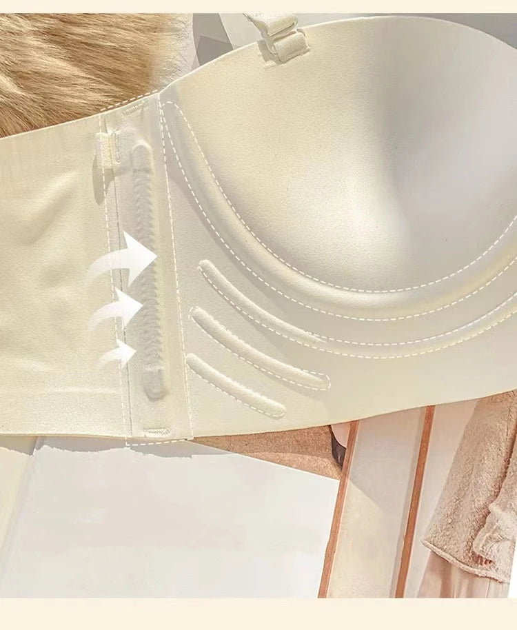 Women's Bra Half Cup Push Up Small Breasts Show Bigger Side Breasts Seamless Sling Bra No Wires Sexy Sling Bra