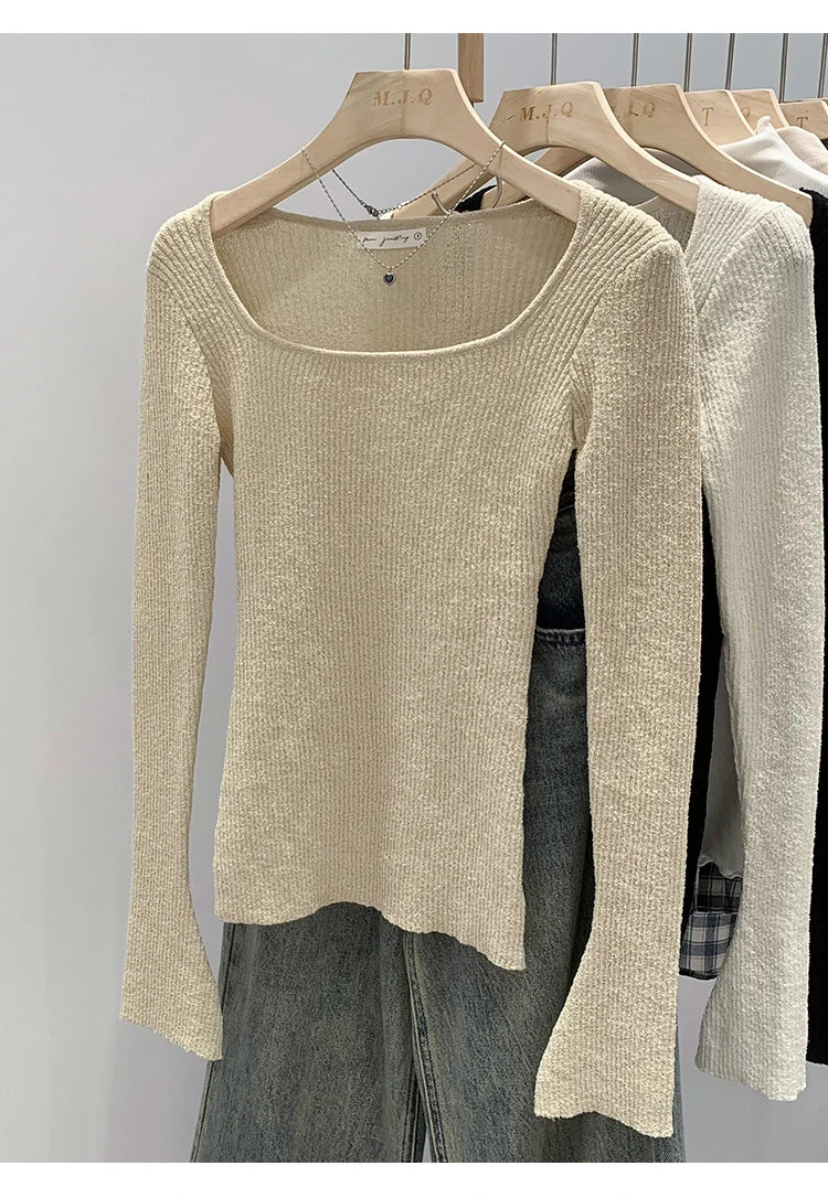 Women Sweater Womens Winter Sweaters Pullover Traf Female Knitting Overszie Long Sleeve Loose Knitted Outerwear ropa de mujer